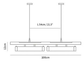 Colt Pendant Light — Dimension drawings 1