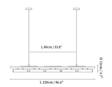 Colt Pendant Light — Dimension drawings 4
