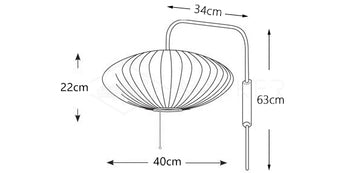 Applique murale Bubble Ball — Dimension drawings 4