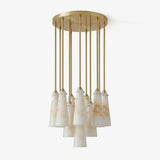 Lustre Solenne em Alabastro