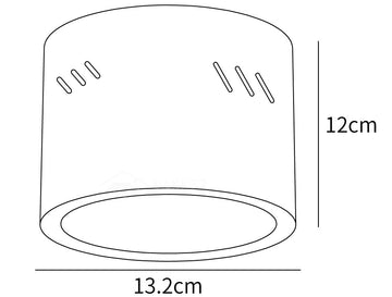 Aven Spotlight — Dimension drawings 1