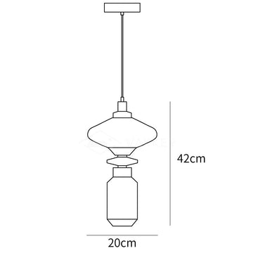 Ballet Pendant Lamp — Dimension drawings 4
