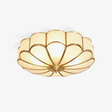 Bloemvormige Glazen Inbouwplafondlamp