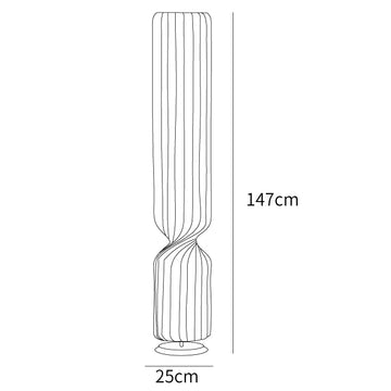 Twist Floor Lamp — Dimension drawings 3