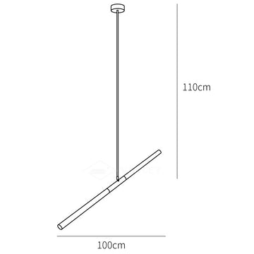 Hash Linear Suspension — Dimension drawings 1