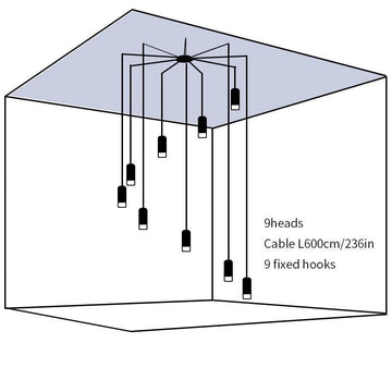 Line Form Pendant light – detail 26 — Dimension drawings 6
