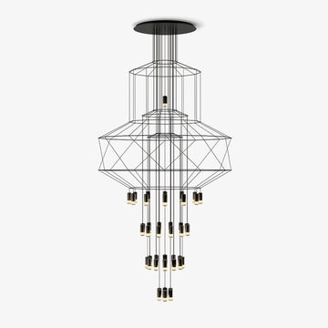 Lattice Chandelier — Dimension drawings 1