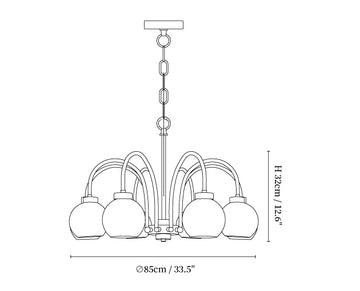 Loa Chandeliers — Dimension drawings 5
