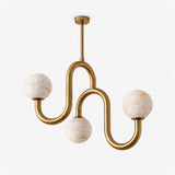 Meander Alabaster Chandelier