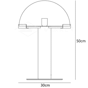 Elegance Lampada da Tavolo in Alabastro — Dimension drawings 1