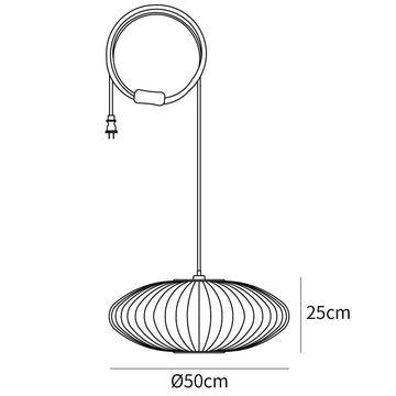 Bubble Swag Lights — Dimension drawings 1