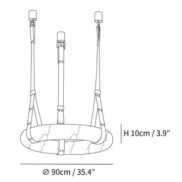 Oslo Alabaster Hanglamp A — Dimension drawings 2
