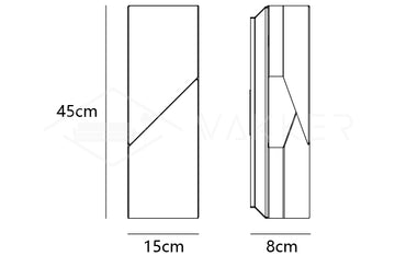 Shadows Grand Sconce — Dimension drawings 1