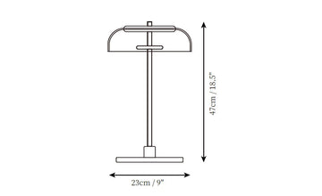 Solara Table Lamp — Dimension drawings 1