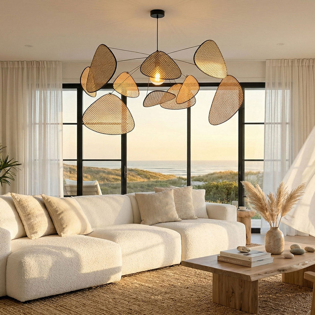 🌴 Sunshine, Sea Breezes, and Rattan: Why Rattan Lighting is the Ultimate Secret to Modern Coastal Chic - Vakkerlight