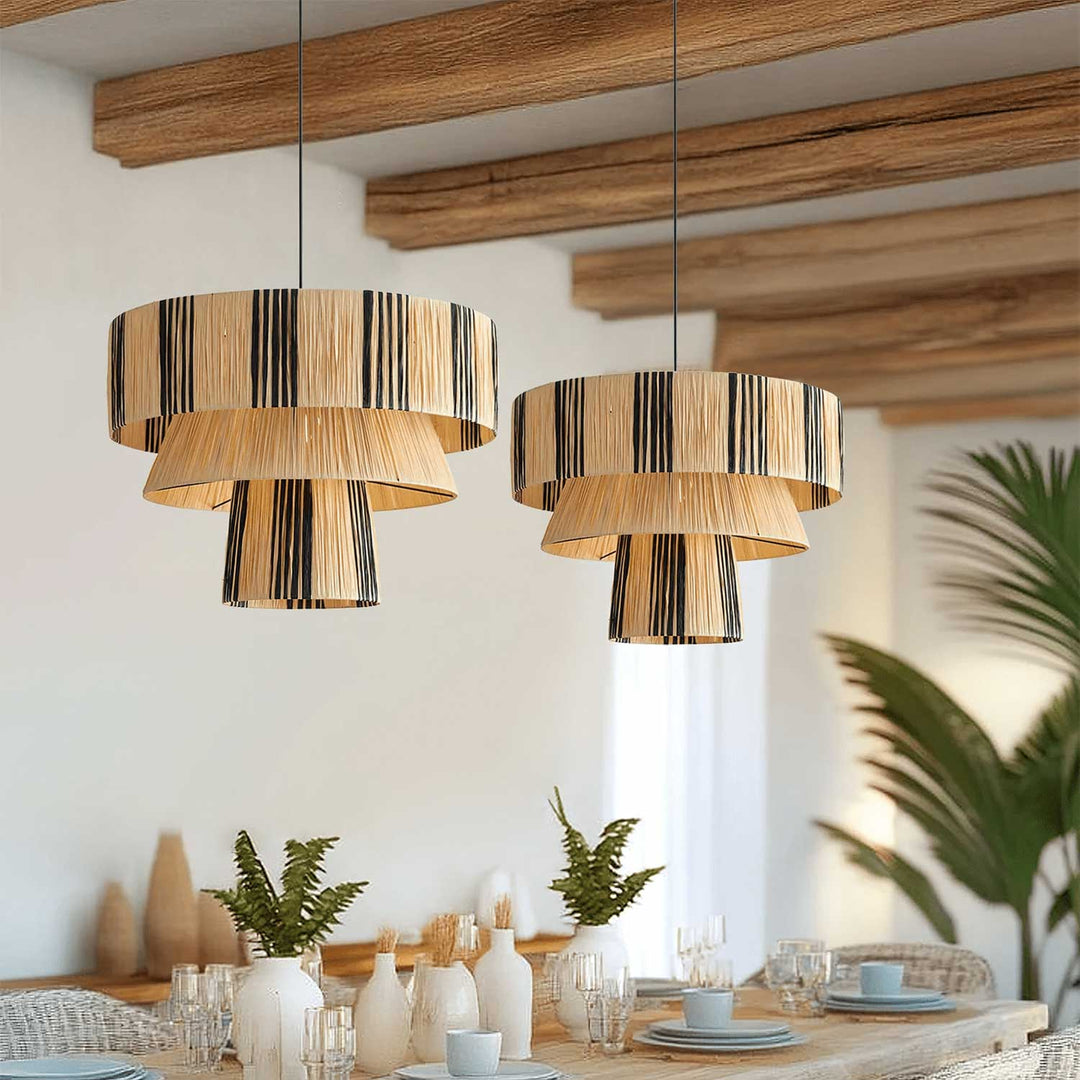 Woven Light & Natural Soul: Boho Pendant Lamps for Every Space - Vakkerlight