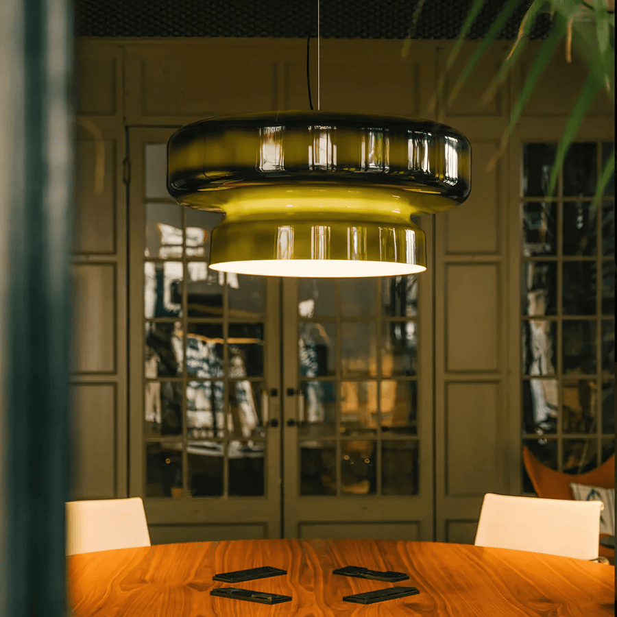 Color Over the Table: How to Use Colorful Pendant Lights to Transform Your Dining Room - Vakkerlight