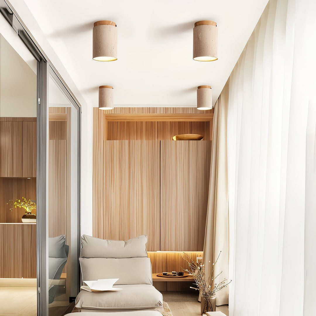 Sculptural Serenity: Exploring Vakkerlight’s Travertine Ceiling Light Collection - Vakkerlight