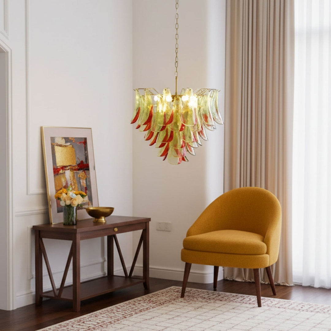 Why the "Amber Flame" Murano Chandelier by Vakkerlight is the soul your home truly needs. - Vakkerlight