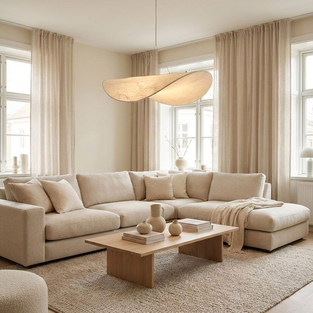 5 Key Elements to Creating a Japandi Living Room - Vakkerlight