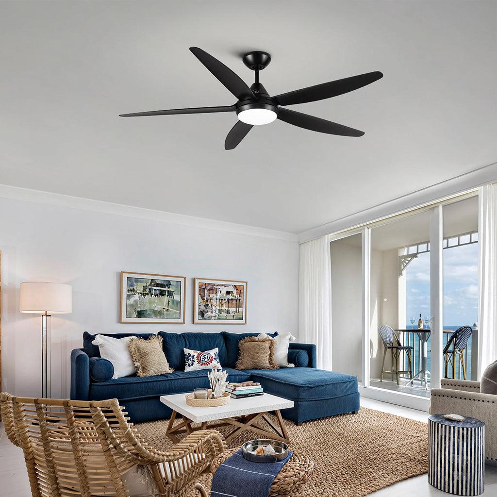 Ceiling Fan Size Guide: Choosing the Right Number of Blades to Enhance Air Circulation - Vakkerlight