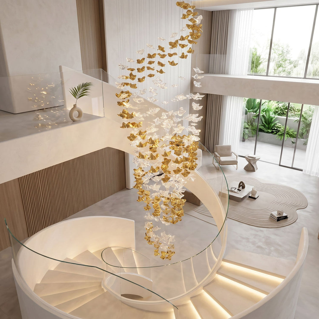 6 Elegant Staircase Chandeliers for a Grand First Impression