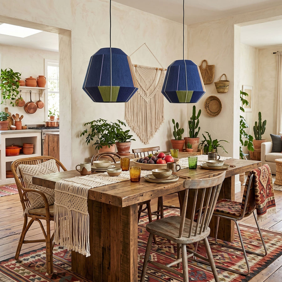 From Japandi to Modern Boho: How This Hand-Wound Pendant Anchors Your Home's Style - Vakkerlight