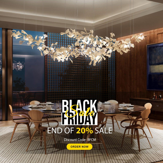 "Ginkgo leaf lighting: Black Friday special, enjoy 20% off sitewide"