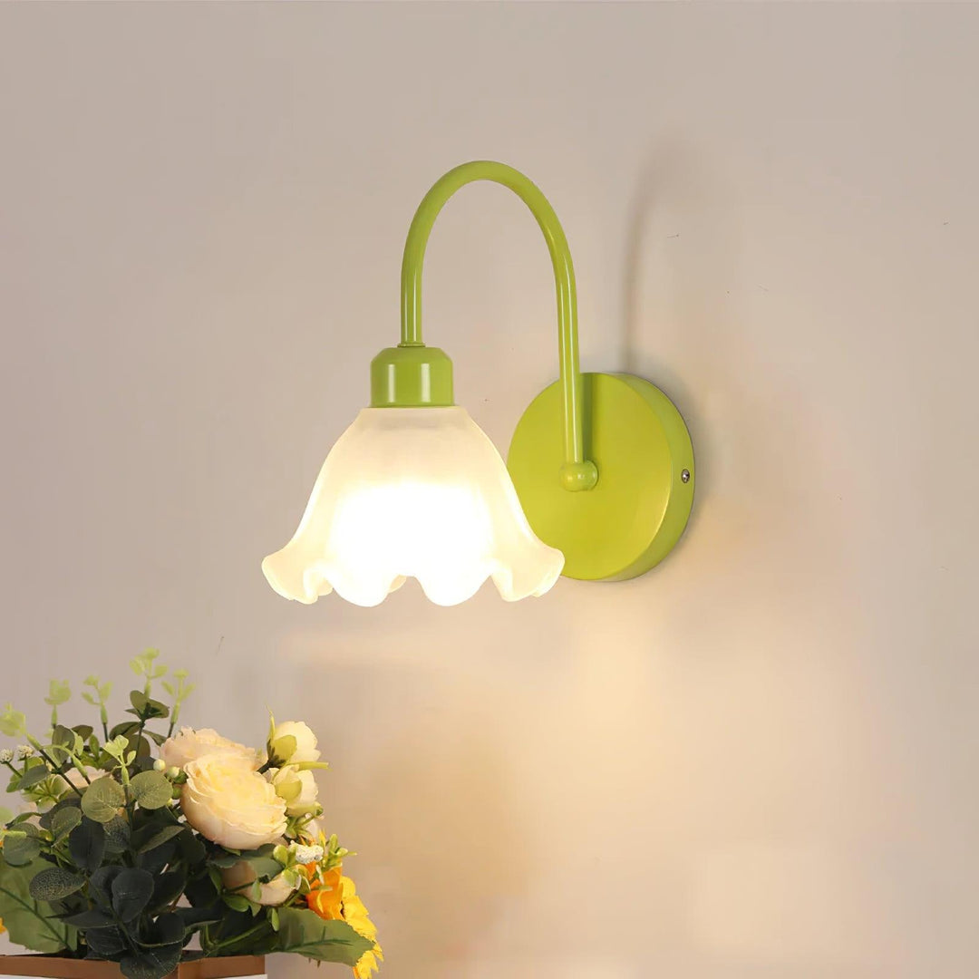 Nature's Embrace: Enhance Your Space with Green Fresh Flower Wall Lights - Vakkerlight