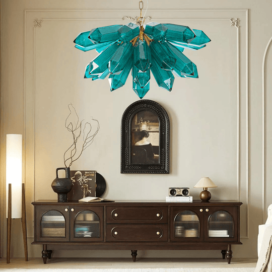 The Warmth of Craftsmanship: Behind the Brilliance of the Emerald Crystal Chandelier