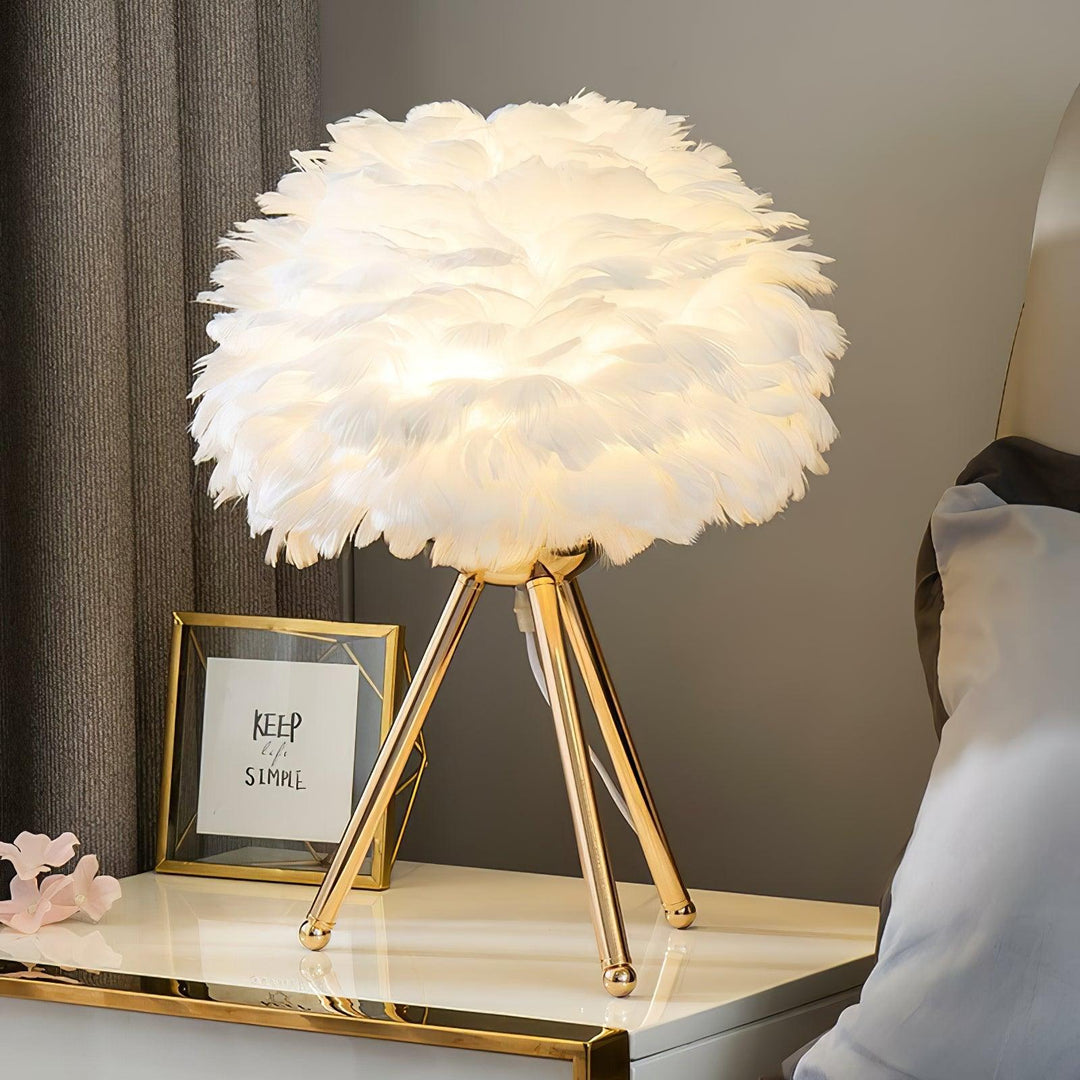 Create a Charming Interior with Unique Feather Lamps - Vakkerlight