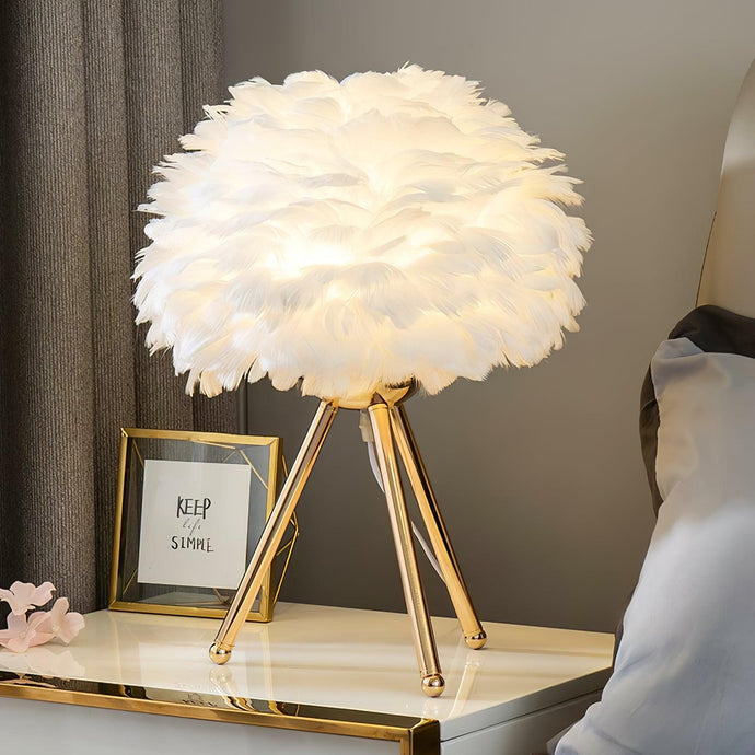 Create a Charming Interior with Unique Feather Lamps