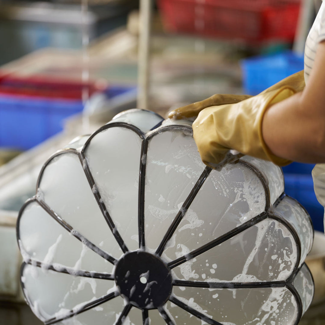 From Workshop to Home: The Making of Vakkerlight’s Glass Flower Ceiling Light