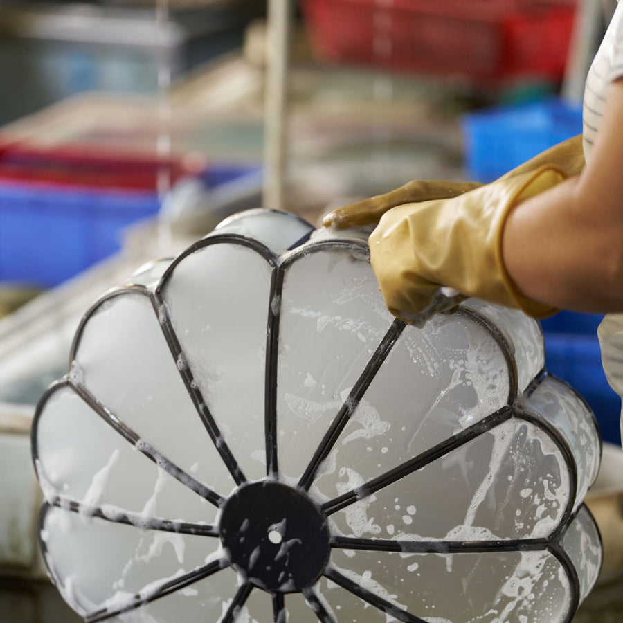 From Workshop to Home: The Making of Vakkerlight’s Glass Flower Ceiling Light