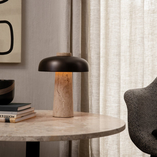Embracing Natural Elegance: Styling with Travertine Lighting