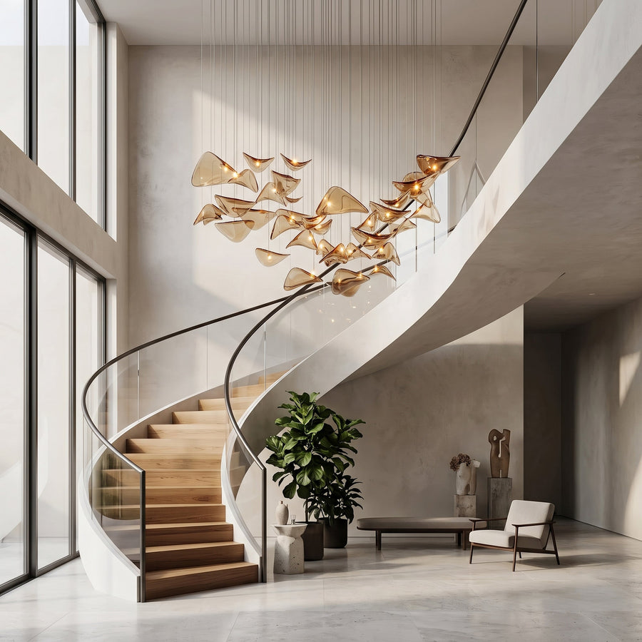Wave Floating Leaf Chandelier: Design Story &amp; Setup Guide