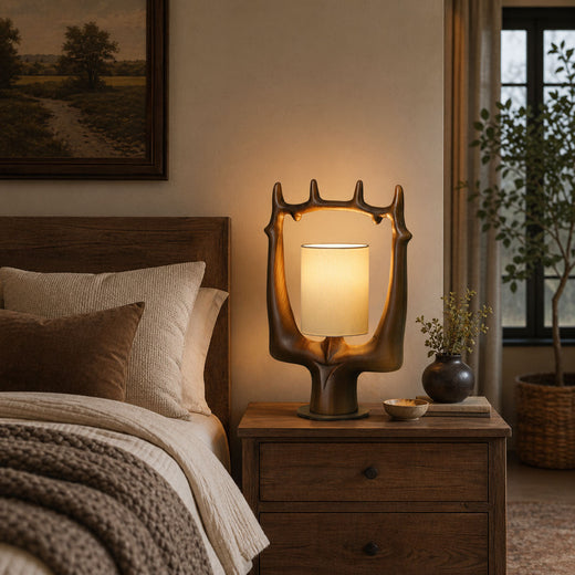 Lampade da tavolo in legno massello