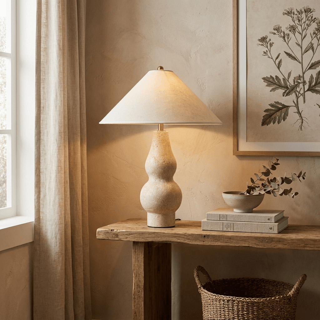 Travertine Table Lamps - Vakkerlight