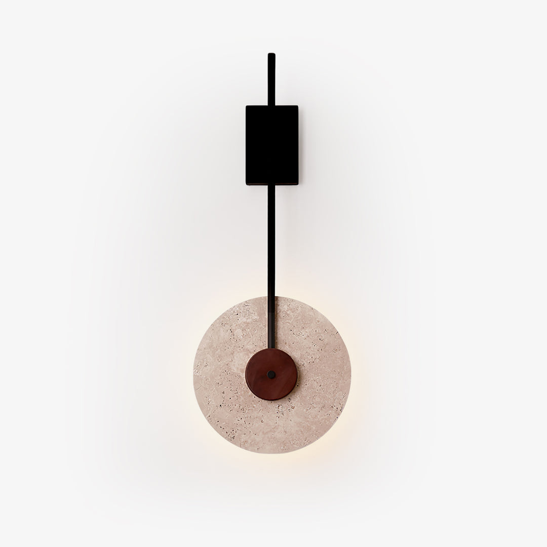 Disc Travertine Wall Lamp - Vakkerlight