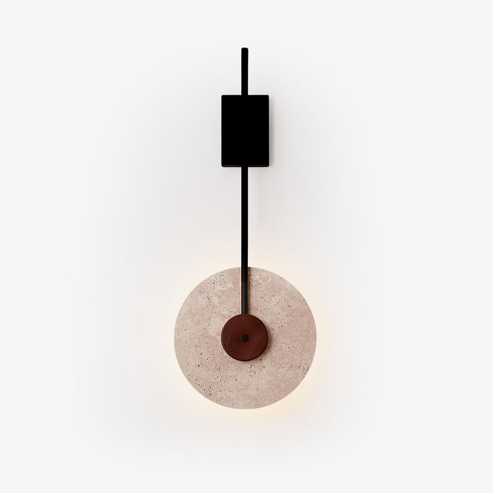 Disc Travertine Wall Lamp - Vakkerlight