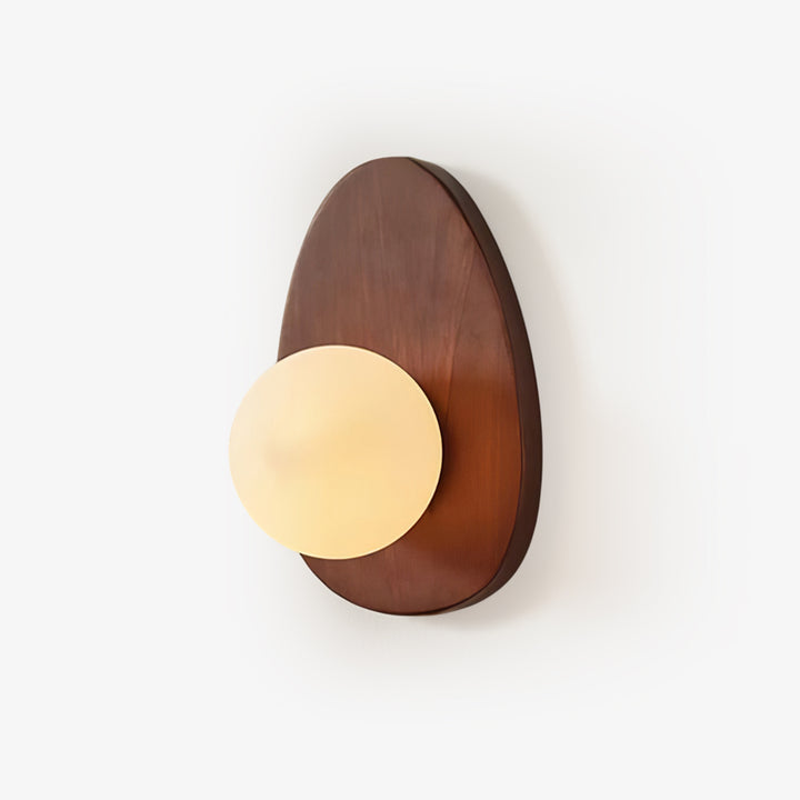 Orba Walnut Wall Lamp