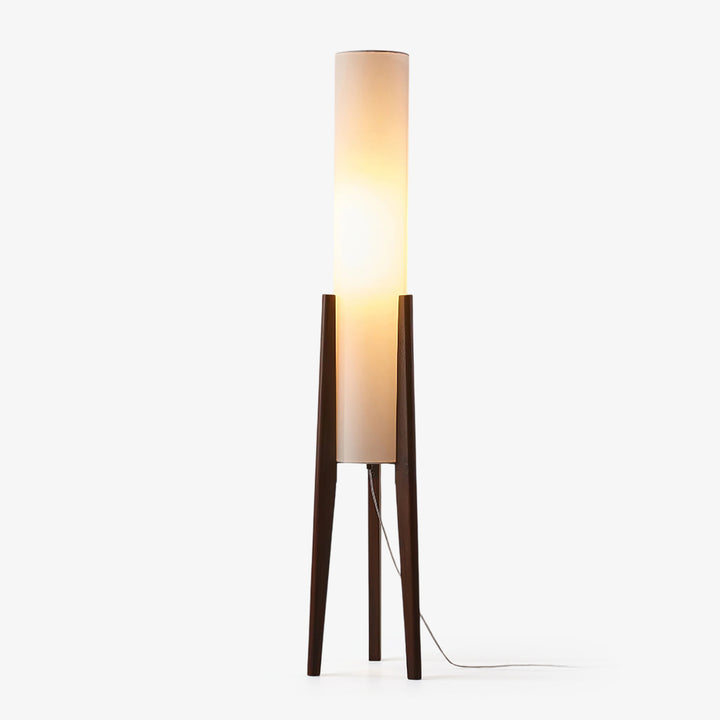 Tripod Walnut Floor Lamp - Vakkerlight