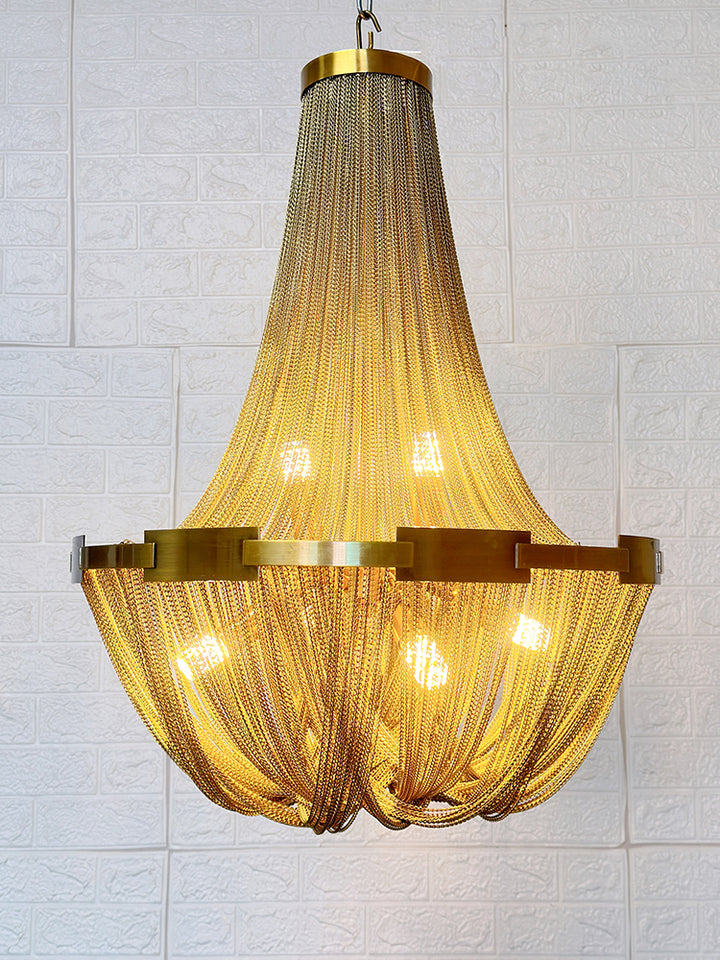 Tassel Aluminum Chain Chandelier - Vakkerlight