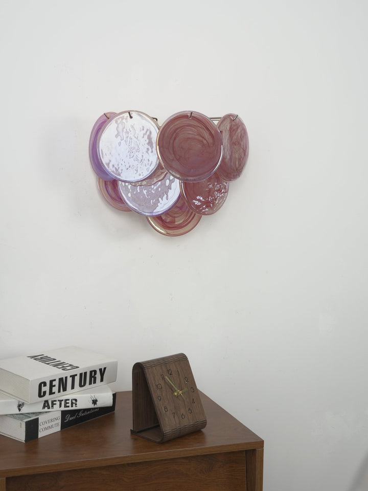 Lunaria Disc Murano Wall Lamp - Vakkerlight