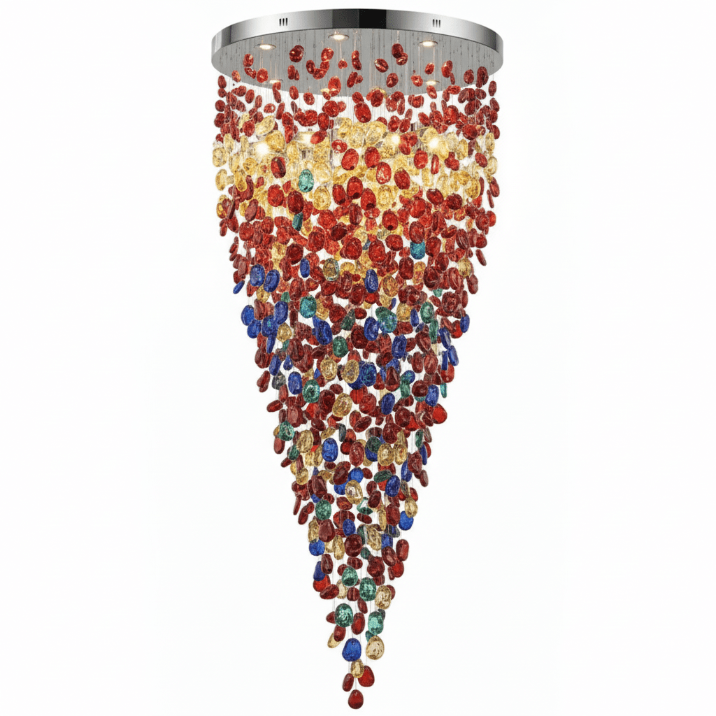 Crystal Stone Chandelier - Vakkerlight