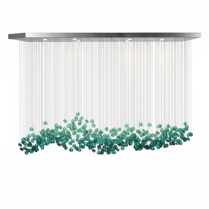 Crystal Stone Chandelier - Vakkerlight