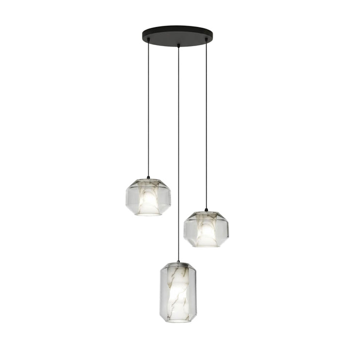 Alabaster Glass Cylinder Pendant Light - Vakkerlight
