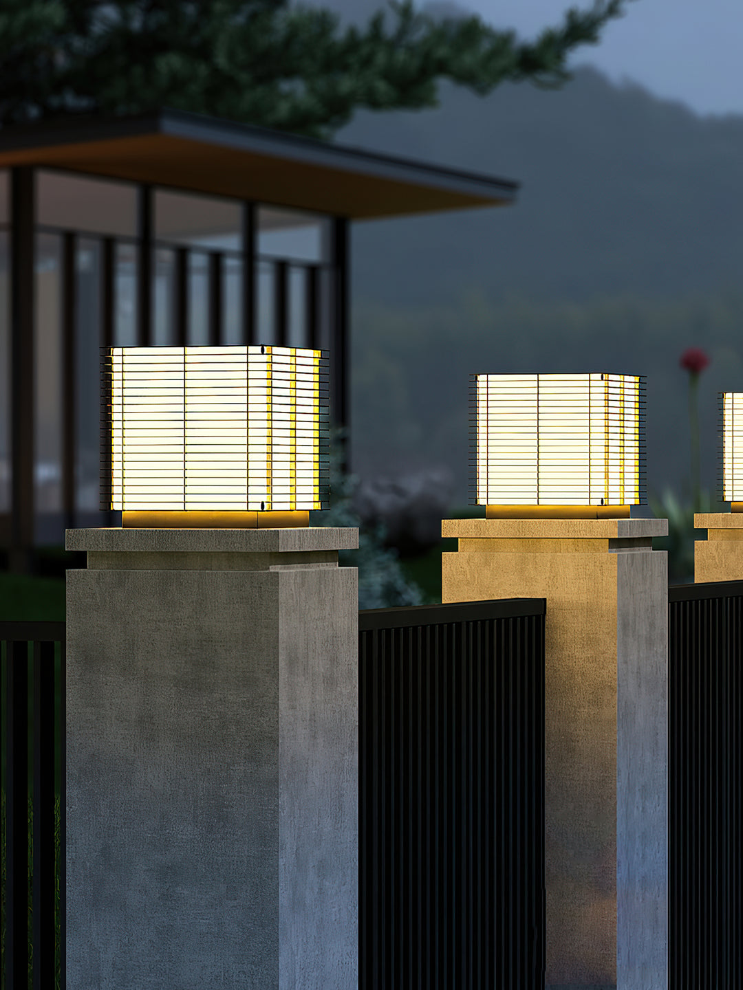 Grid Post Outdoor Light - Vakkerlight