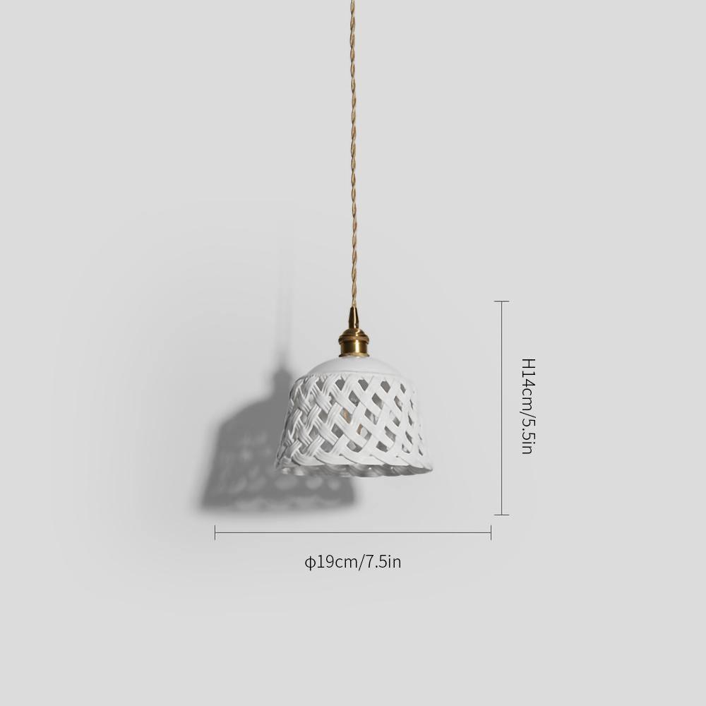 Miira Brass Pendant Swag Light - Vakkerlight