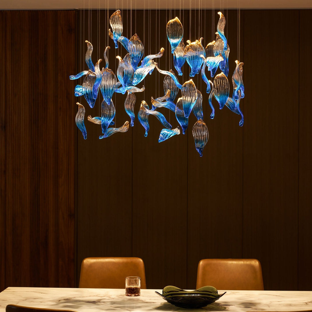 Ocean Drift Blown Glass Customize Chandelier - Vakkerlight